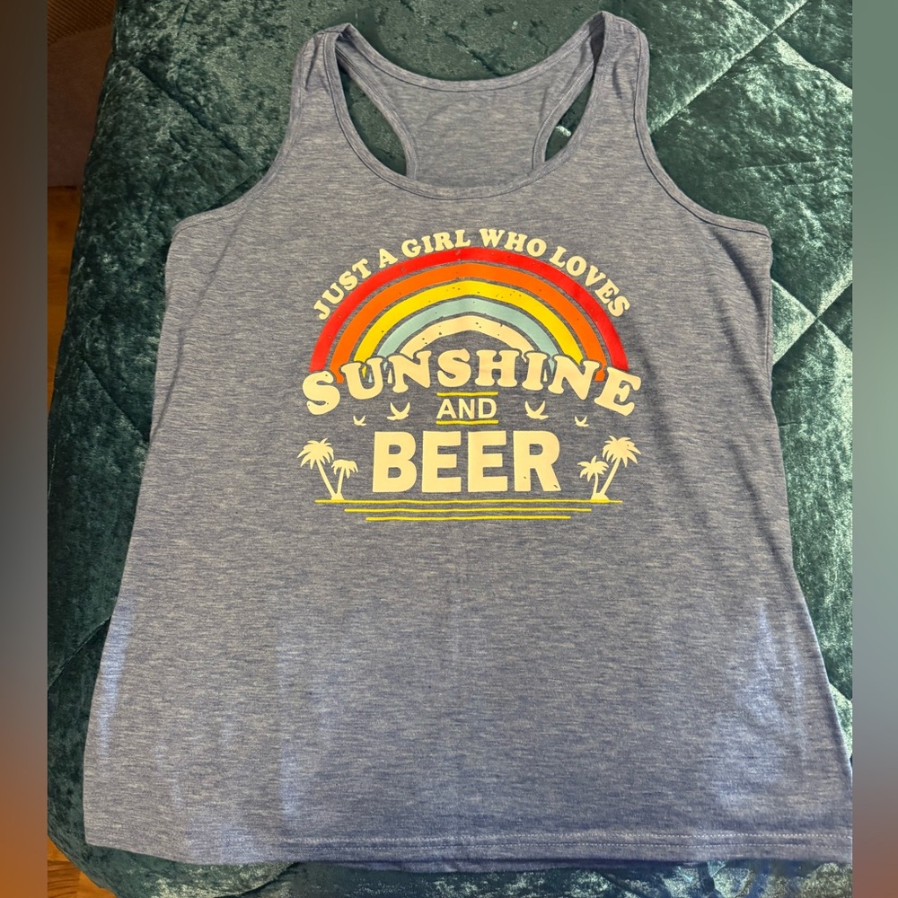 Sunshine & Beer Tank Top